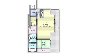 ロハス江坂の物件間取画像